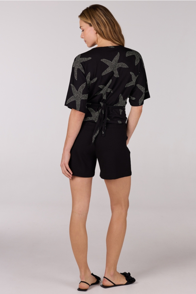 FERE HS25 SHIRT VSF 128 SHORT SL 000985 BLACK OFF WHITE